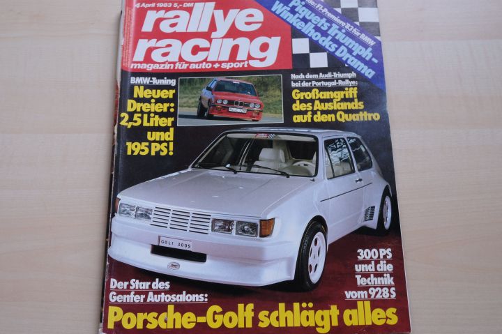 Deckblatt Rallye Racing (04/1983)